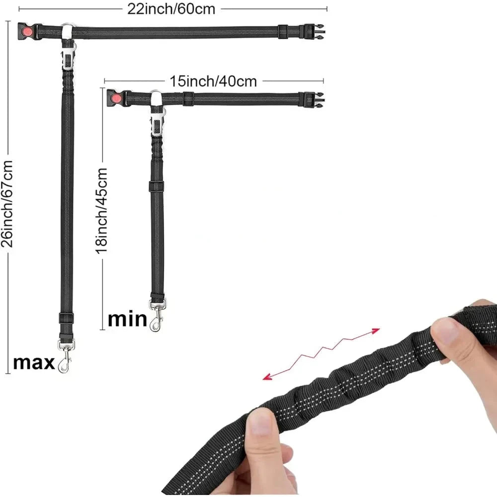 2 in 1 Autoleine - Sicherheitsleine